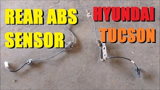 How To Replace Rear ABS Sensor - 2011 Hyundai Tucson iX35 - Fix for ABS Light on Dash