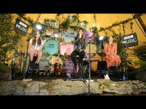 HAIM perform Don't Save Me in the BBC Music Tepee at Glastonbury 2014
HAIM perform Don't Save Me in the BBC Music Tepee at Glastonbury 2014