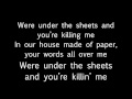 Ellie Goulding - Under The Sheets (lyrics on screen)