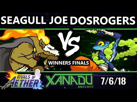 The Grind 34 RoA - Seagull Joe (Forsburn) Vs. DosRogers (Ranno) - Rivals of Aether Winners Finals