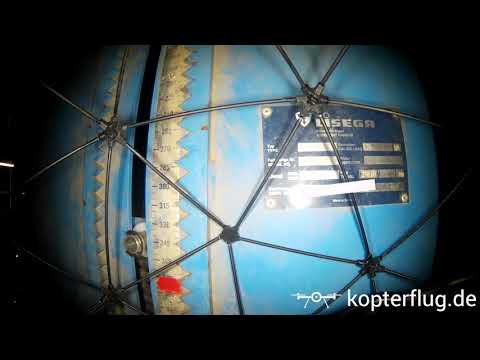 Inspection of spring hangers by drone (Flyability Elios)