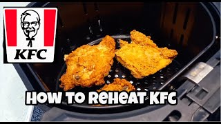 How to Reheat KFC Chicken in the Air Fryer | Air Fryer KFC Chicken | Reheat Fried Chicken