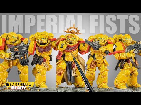 How To Paint Imperial Fists For Warhammer 40,000 and Kill Team