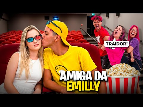PEGAMOS O LEOZIN TRAINDO A EMILLY *Ele beijou outra garota ! 