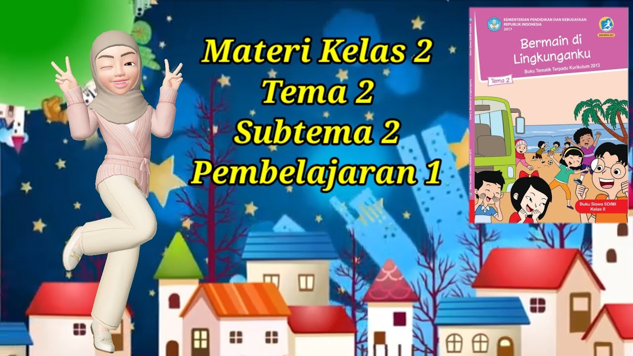 MATERI TEMATIK KELAS 2 SD TEMA 2 SUBTEMA 2 PEMBELAJARAN 1
