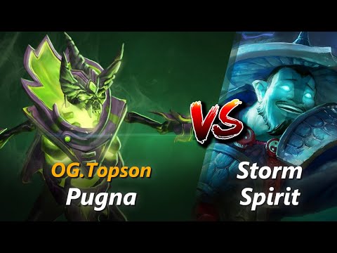 Topson mid Pugna vs Storm Spirit | First 10 minutes