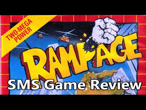 Rampage Sega Master System SMS Review The No Swear Gamer Ep 229