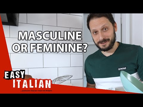 Italian Word Endings: Masculine, Feminine, Singular and Plural | Super Easy Italian 26
