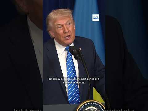 After meeting Zelenskyy, Trump says land issues sticking point in Ukraine negotiations