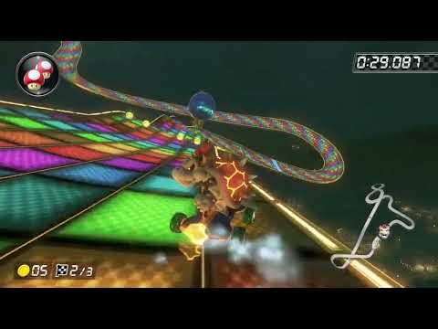 N64 Rainbow Road [200cc] - 0:56.492 - Alberto (Mario Kart 8 Deluxe World Record)
