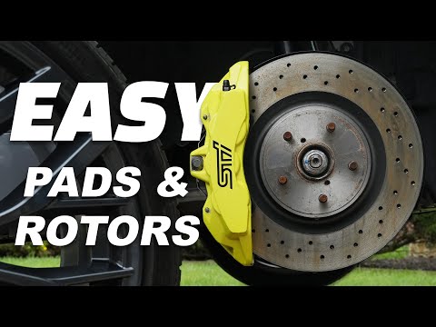 Change Brake Pads and Rotors on a WRX STI | Step by Step
