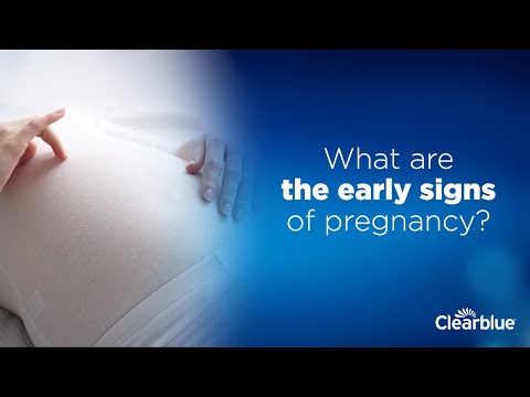 What are the early signs of pregnancy
