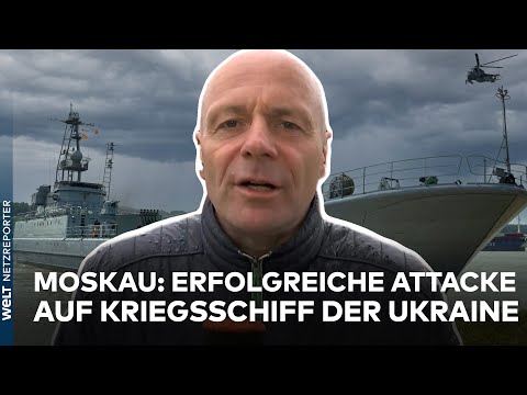 PUTINS KRIEG - Kreml: Ukrainisches Kriegsschiff versenkt - Drohnen-Attacke in Moskau - Aktuelle Lage