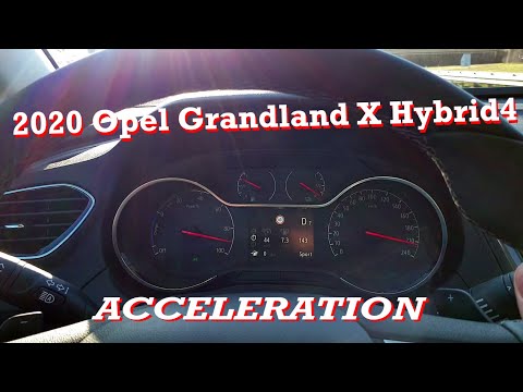 2020 Opel Grandland X Hybrid4 - acceleration | autofilou