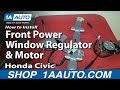 How To Install Replace Front Power Window ...