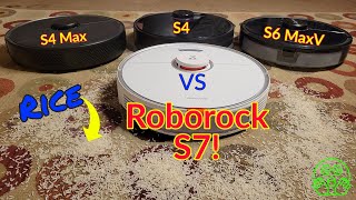 Roborock S7 Vacuum Stress Tests.  Is it Better Than S6 MaxV, S4 or S4 Max? Let's Find Out!
