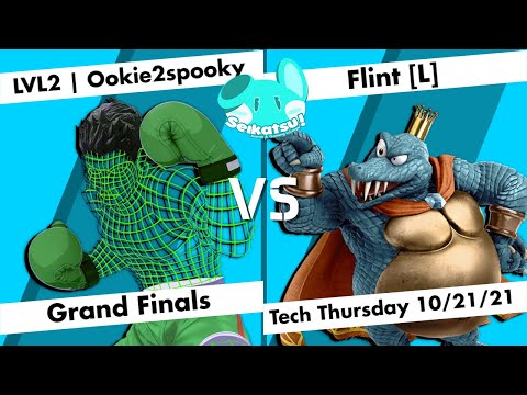 LVL2 | Ookie2spooky (Little Mac) vs Flint [L] (King K. Rool, Wolf, Byleth) - GF - Tech Thur 10/21/21
