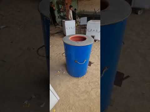 Charcoal drum tandoor, mild steel
