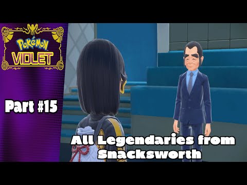 Pokemon Violet The Indigo Disk Walkthrough Part 15 [No Commentary]: All Snacksworth Legendaries