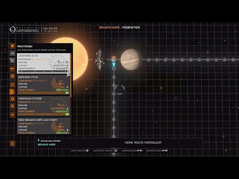 Elite Dangerous Odyssey 2022: #009 Fraktionen & Route planen