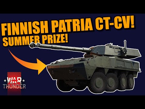 War Thunder - PATRIA CT-CV 105HP! The FINNISH BRAND NEW TANK DESTROYER!