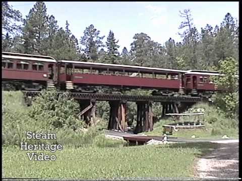 Mallet 110 Steam Locomotive pulling the 1880 Train - June 13, 2001