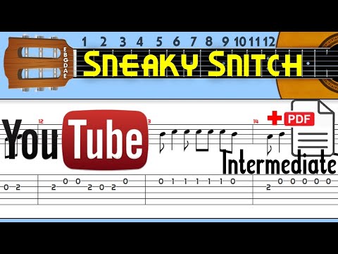 Sneaky Snitch - Kevin MacLeod Guitar Tab