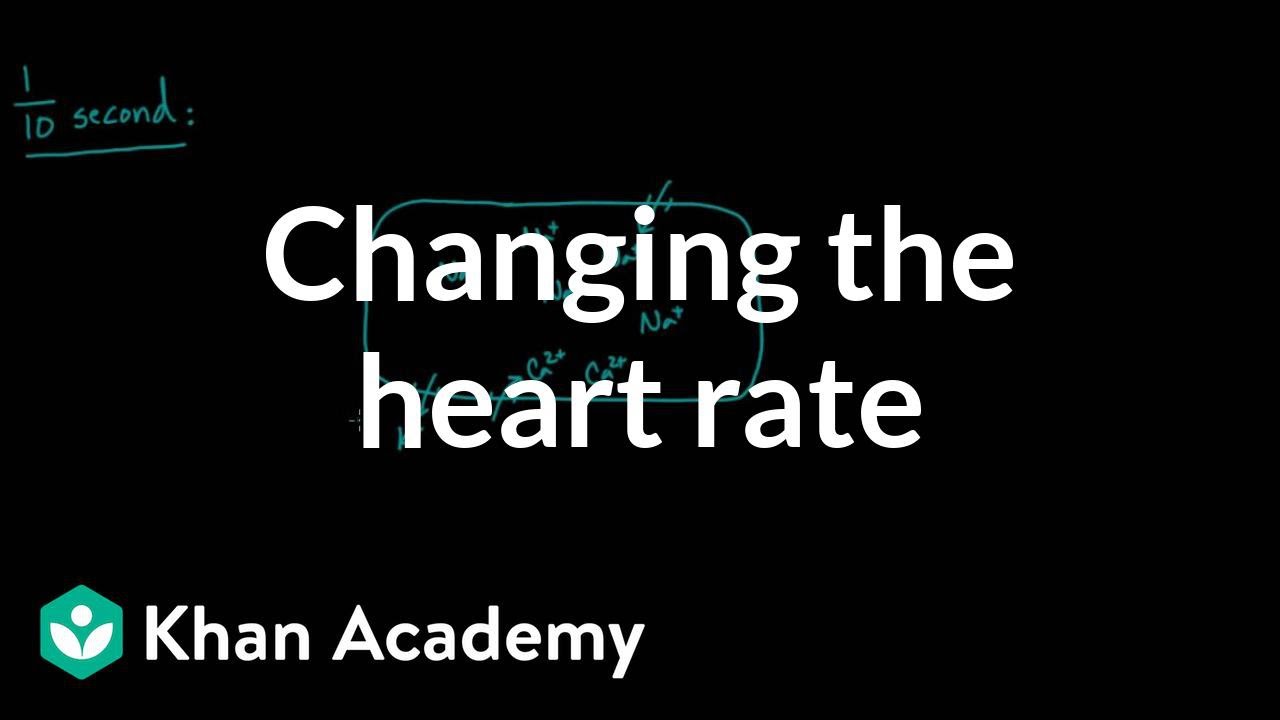 Changing the heart rate - chronotropic effect | NCLEX-RN | Khan Academy