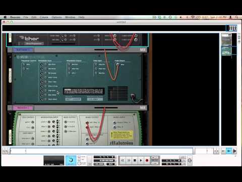 Cables and Wiring in Reason | Basic Sound Design | J.A.M. House Tutorials