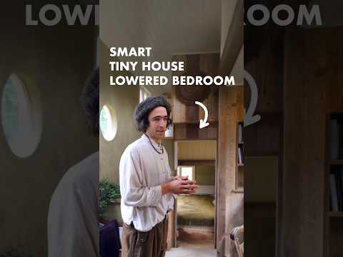 Innovative Lowered Bedroom Concept in Tiny House Design!