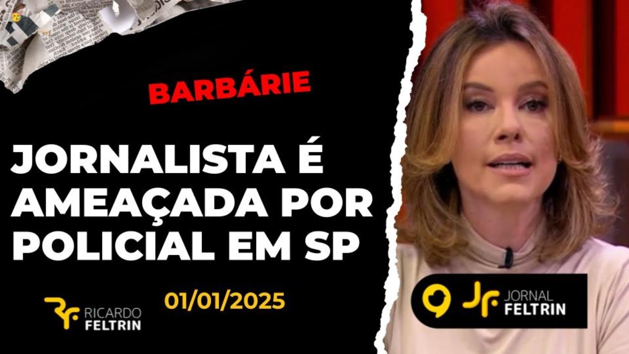 JF - JORNALISTA É AMEAÇADA POR POLICIAL  #jornaldosfeltrinos