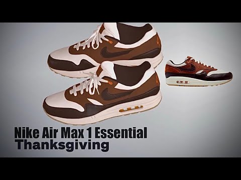 2K26 Shoe Creator:  Nike Air Max 1 Essential "Thanksgiving“