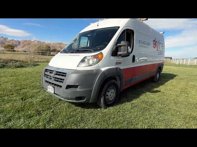2018 RAM PROMASTER CARGO VAN CARGO V6, VVT, 3.6 LITER 2500 HIGH ROOF VAN 3D