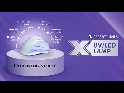 X-lámpa - Műkörmös UV/LED lámpa unboxing| Perfect Nails