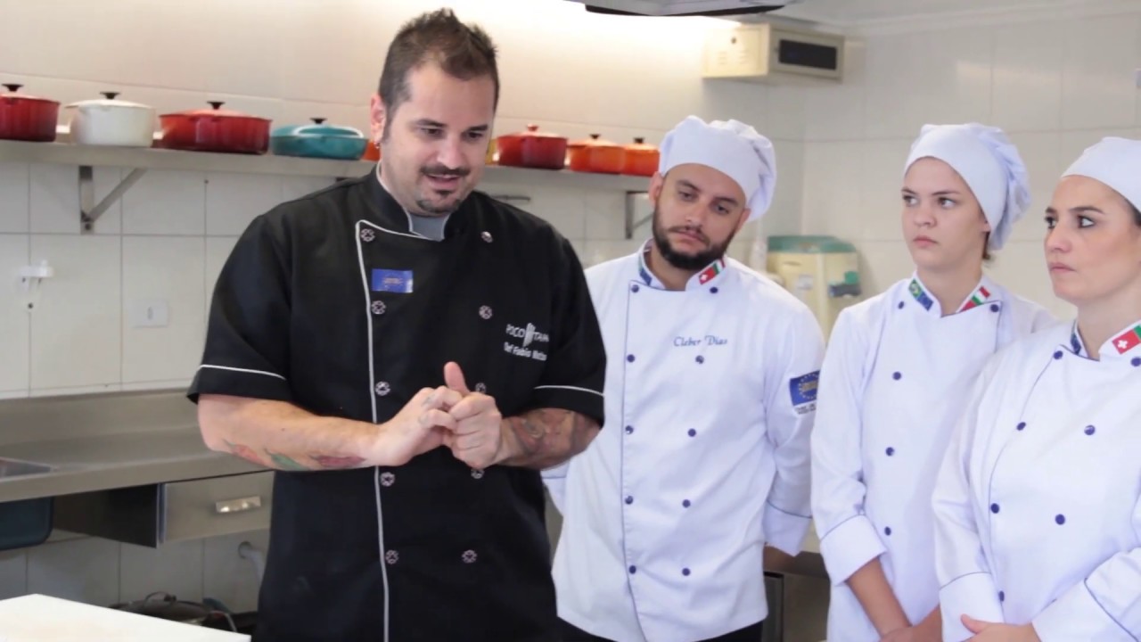 Centro Europeu Gastronomia - Aula do Chef Fábio Mattos
