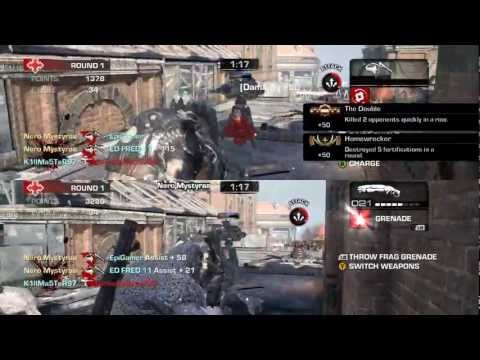Gears of War: Judgment Multiplayer - RELEASE DAY Overrun Splitscreen Co-op [HD] Gameplay - 6th Match