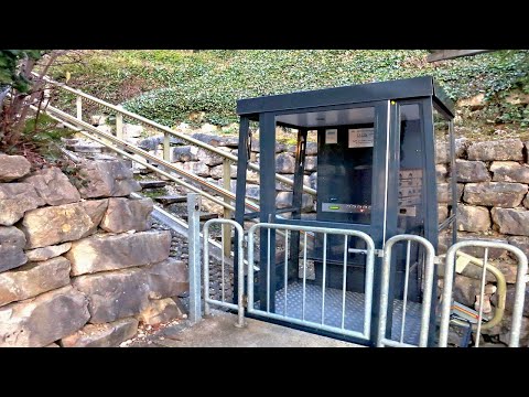 Privater Schrägaufzug Döttingen Bergfahrt Selbstfahrer Rigert UGB - private inclined elevator