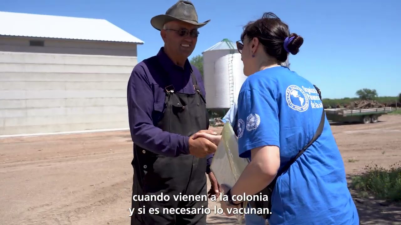 Como dos comunidades menonitas en Argentina reforzaron su protección frente al sarampión