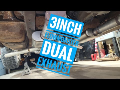 New 3" Flowmonster mufflers for Squeaky.  #becauseracetruck