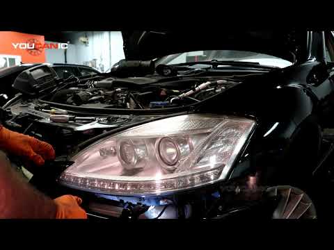 2006-2013 Mercedes-Benz S-Class W221 S550 V8 Headlight Assembly and Headlight Replacement