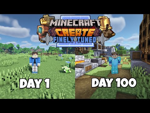 Rockit14 - I Survived 100 Days in Minecraft Create Mod
