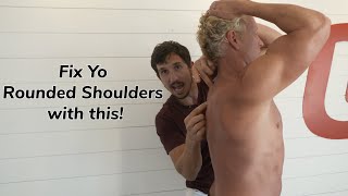 Simple Exercise for Fixing Rounded Shoulders