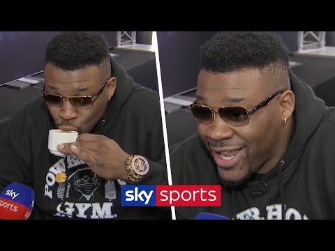 “HE’S AN EMOTIONAL SUCKER!” - Jarrell Miller predicts stoppage win against Joshua while drinking tea