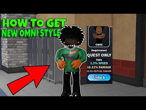 HOW TO GET THE NEW OMNI STYLE IN ROBLOX FIGHT IN A SCHOOL..