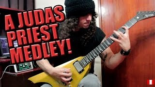A Judas Priest guitar medley!!!
