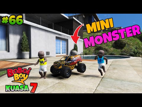 GTA 5 MOD UPIN DAN IPIN BAWA MOBIL MINI MONSTER