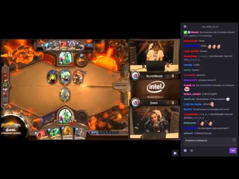 SilverName vs Zhivo С ЧАТОМ Game 1 ESL Hearthstone Legendary Series 2016 - Katowice