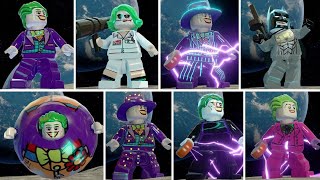All Joker Characters & Suits in LEGO Batman 3