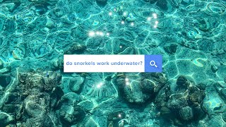 Do snorkels work underwater? | Answered | @simplyscuba