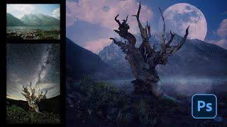 Real-Time Photoshop Compositing 01: Random Image Challenge